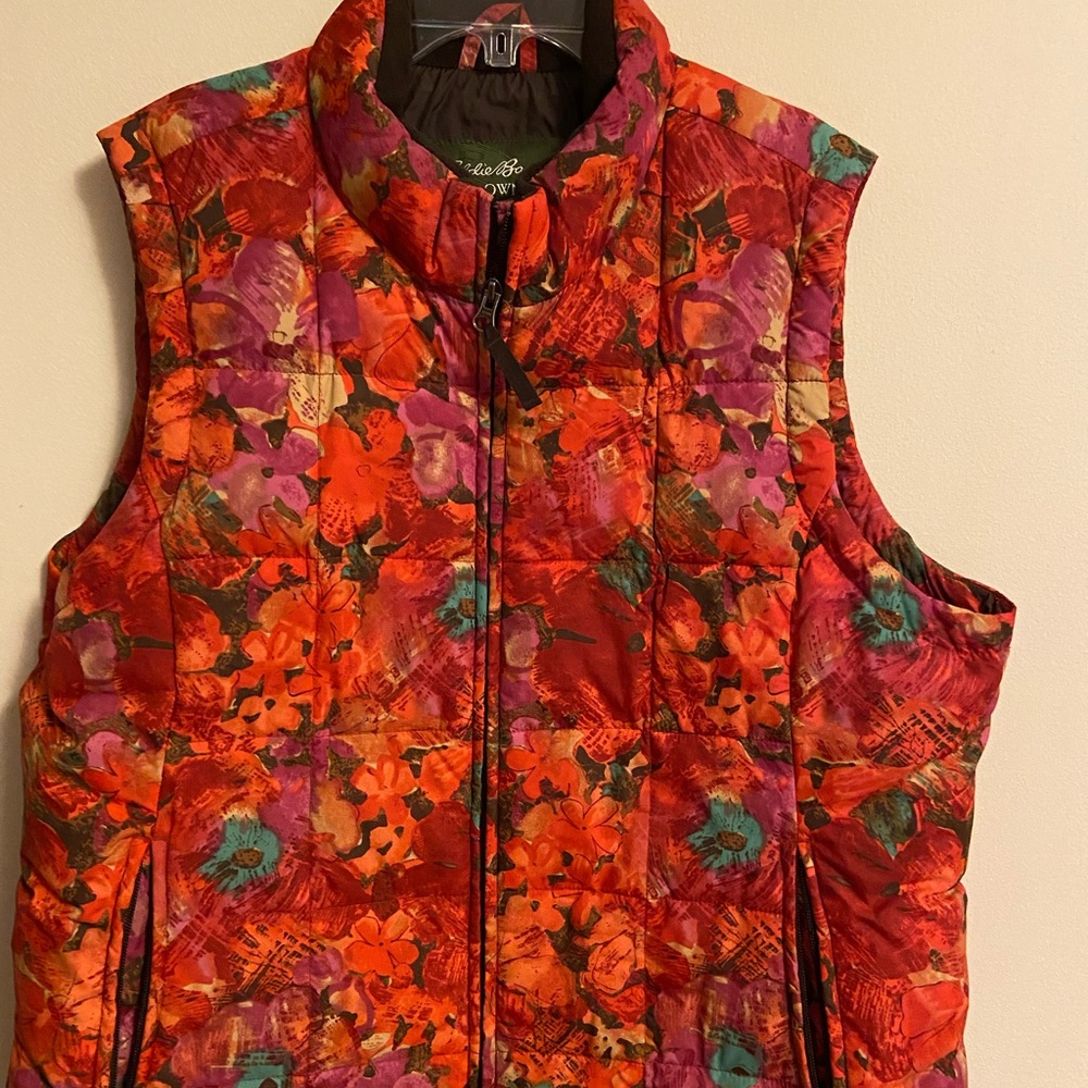 Beautiful Fall multi colored vest.  Pair with jeans or jean skirt.